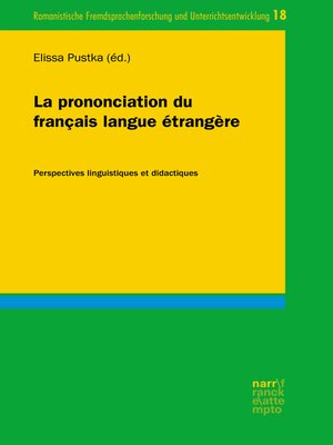 cover image of La prononciation du français langue étrangère